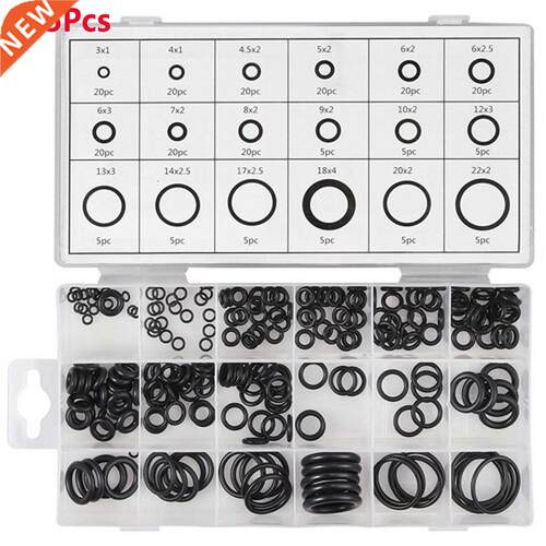 225Pcs /lot Rubber O-Ring Metric Assortment Set Gasket Seal