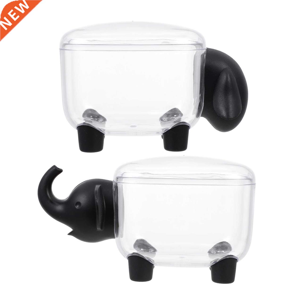 2Pcs Creative Cotton Swab Holders Animal Design Toothpick