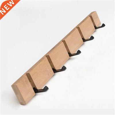 Foldable Coat Rack Bamboo Hallway Hat Hook Hanger Bedroom Do