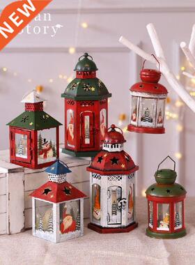 Christmas Decorations Candlestick Scene Layout Candle