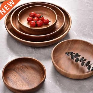 Wooden Pallet Creativity Round Weern Dishes
