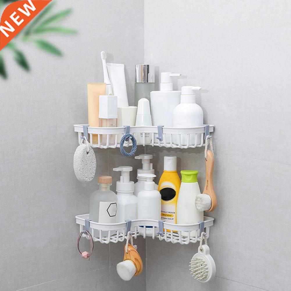 Stylish Corner Bathroom Organizer No Drilling Corner Shower