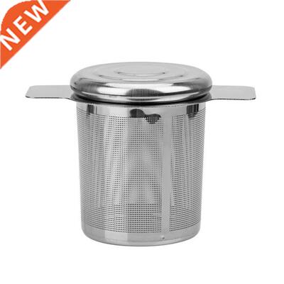 2021 Double Handles Tea Infuser with Lid Stainless Steel Fin