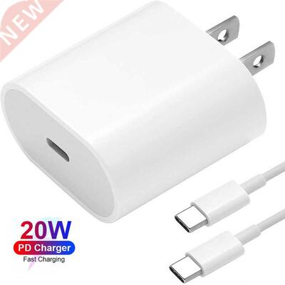 PD 20W USB-C Power Adapter Charger US EU Plug QC4.0 Smart Ph