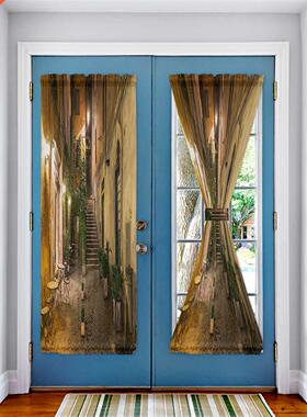 Civil Building House Yard Italy Door Curtain Kitchen