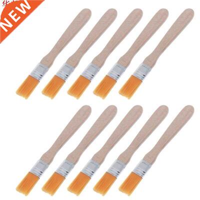 10Pcs Wooden Handle Brush Nylon Bristles Welding Cleaning To