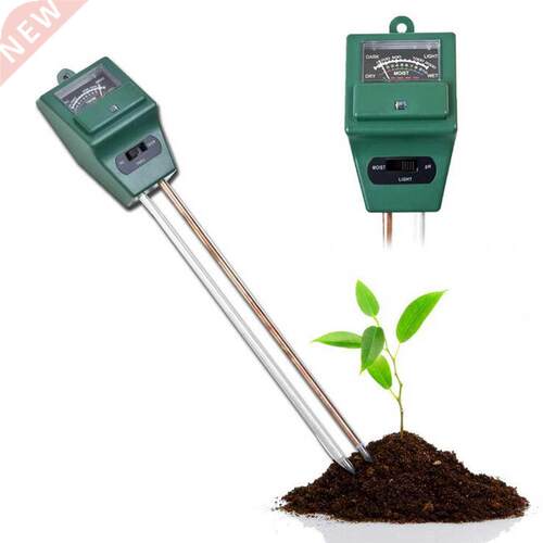 3 in 1 Soil Moisture Sunlight PH Meter Tester Plant Flowers