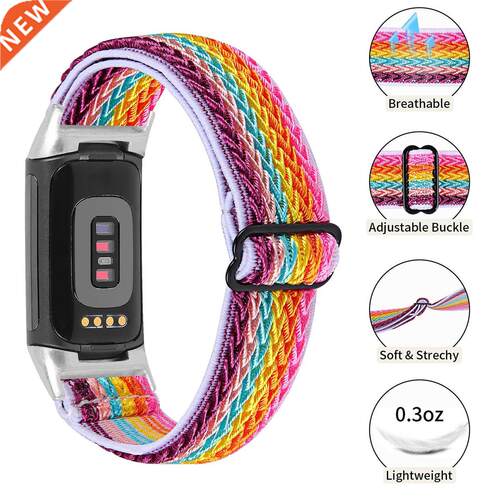 Strap For Fitbit Charge 5 Watchband Breathable Nylon Replace