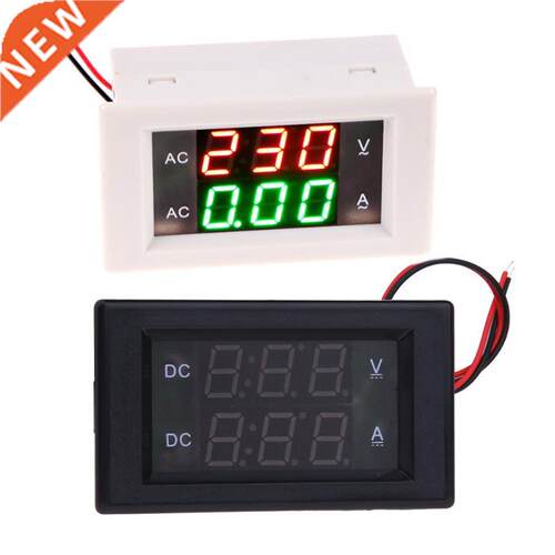 Auto Car DC 0600V LCD Voltmeter Ammeter LED Amp Dual Measure
