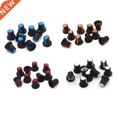 10 Pcs 15mmx17mm Shaft Hole Da Threaded Knurled Potentomet