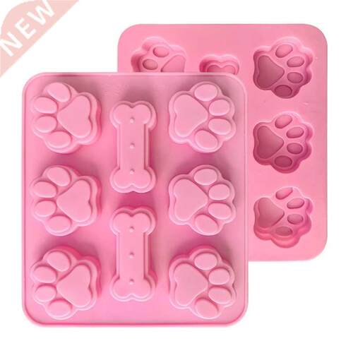 Dog Footprint Feet Mould Cake Molds Bone Mold Creative