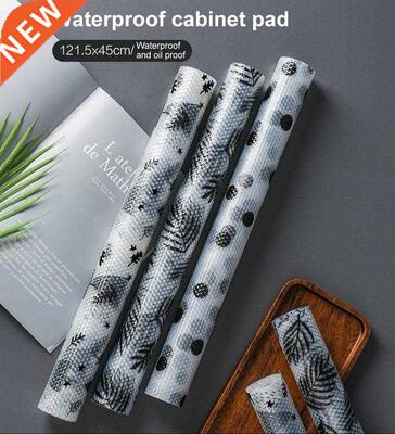 1 Roll Kitchen Table Mat Waterproof Oilproof Cabinet Shelf