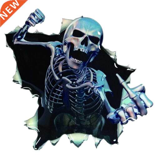 New  D Waterproof Car Sticker Skull Car Hoods Trunk Thri