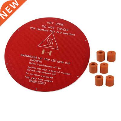 m Thick Round Aluminum Heat Bed 3D Printer Heatbed Hot Plate
