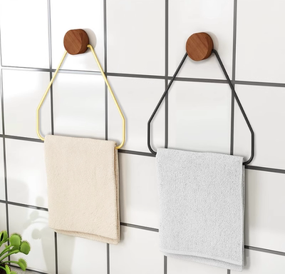 Toilet paper holder bathroom wooden roll holder contact pape