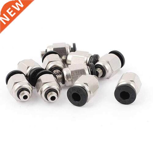 10Pcs 5mm Male Thread 4mm In Joint Pneumatic Connector Fitti