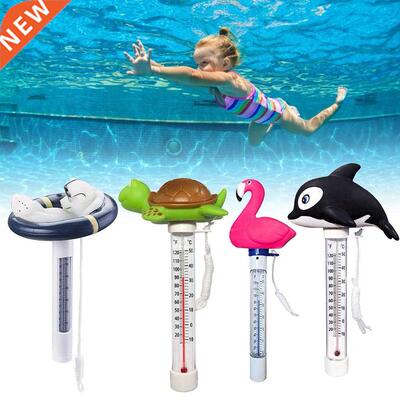 Cartoon Animal Shape Floating Pool Thermometer for Outdoor