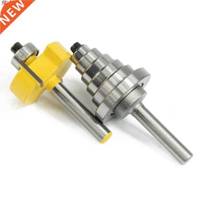 2Pcs/Set 1/4 1-3/8 Shank Wood Cutter Mortise Router Bit Lock