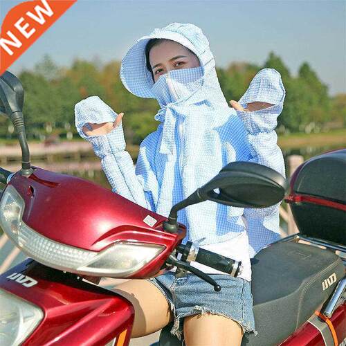 2021 New Sunscreen Clothng for Women Summer Short Ant-ultr