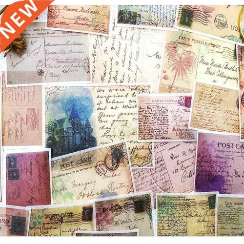60PCS/bag  vintage washi note stickers scrapbooking photo