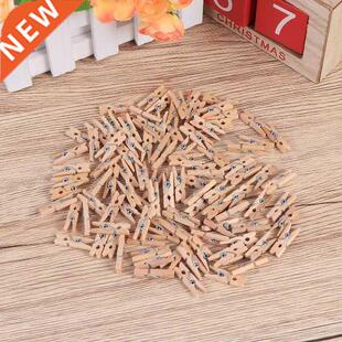 Wooden Clips Clothes Clothespins Photo Clip String Pins