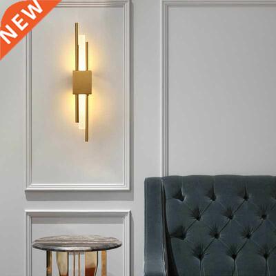 Modern Stylish Bronze Gold And Black 50 Pipe LED Wall Lamp