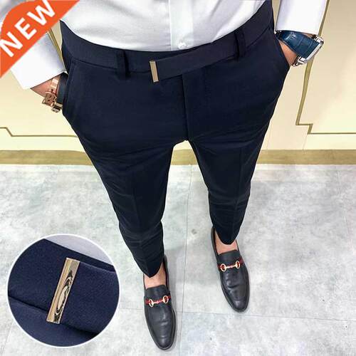 2022 Suit Pants Spring Men's Suit Pants Fashion Casual Slim