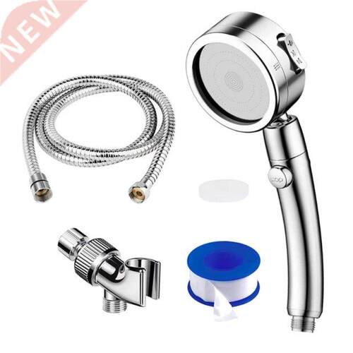 Ionic Rainfall Shower Head Water-Saving 4-Mode Shower Spray