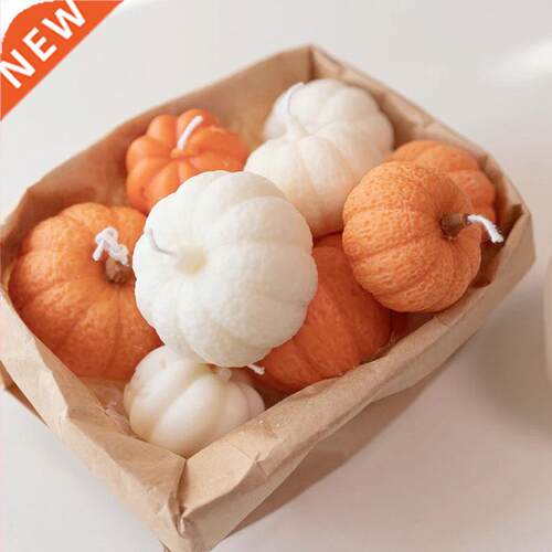 Candle Silicone Mold Pumpkin Shape Design Fragrance Candle