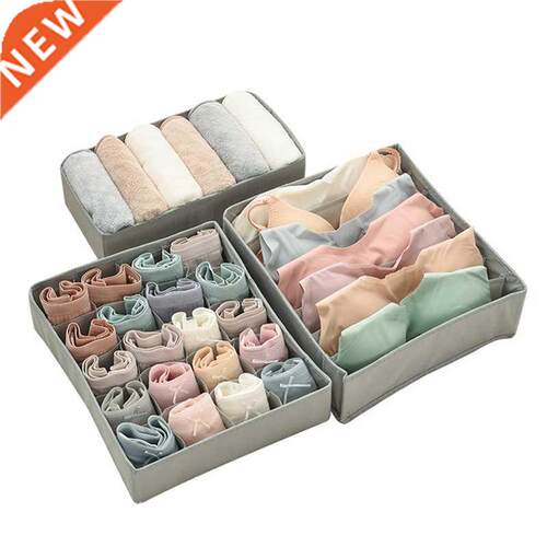 Drawer Underwear Organizer Divider Fabric Foldable Dresser S