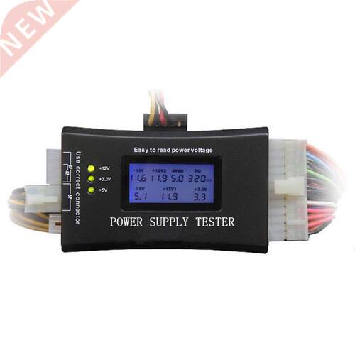 Digi-LCD PC Computer 20/24 Pin 4 PSU ATX BTX ITX SATA HD HDD