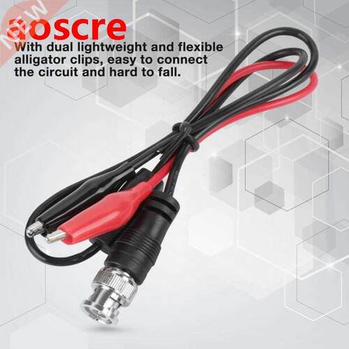 2Pcs Oscilloscope Test Probe Oscilloscope Lead Cable BNC Mal