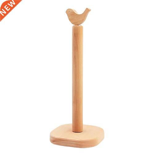 Wooden Paper Towel Holder Countertop Paper Towel Dspenser