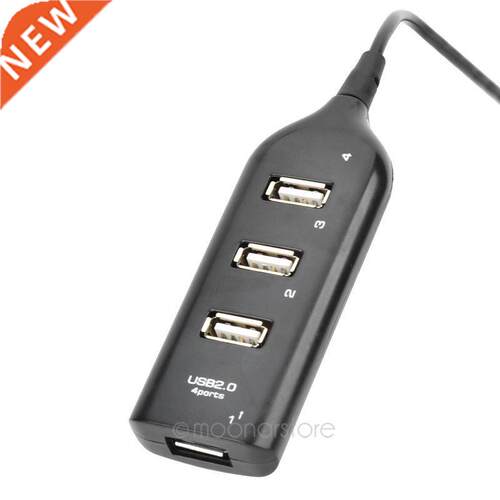 Mini 4 Port USB 2.0 Hub USB Port For Laptop PC Computer Lapt