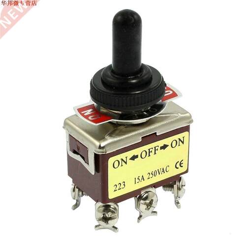 AC 250V 15A 6 broches DPDT On/Off/On 3 positions Mini interr