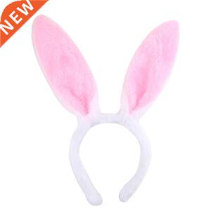 Cute Easter Adult Plush Bunny Ears Hairbands Soft Rabbite Ea
