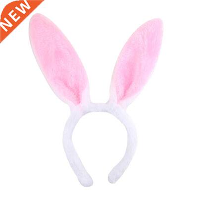 Cute Easter Adult Plush Bunny Ears Hairbands Soft Rabbite Ea