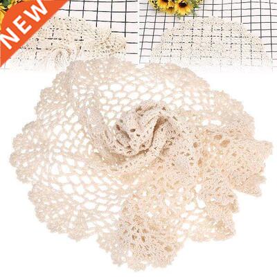 50 Round Lace Tablecloth Lace Satin Table Cloth Handmade