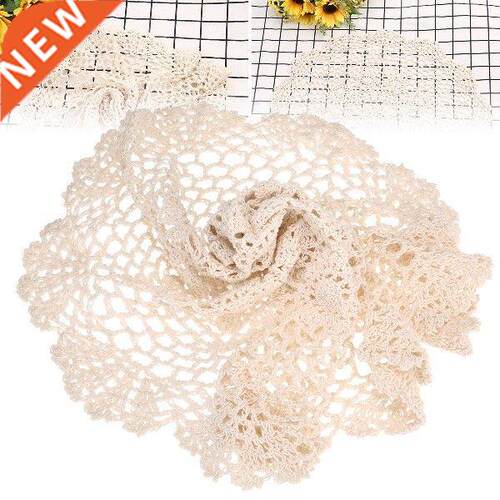 50 Round Lace Tablecloth Lace Satin Table Cloth Handmade