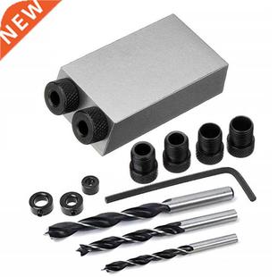 Angle Degree Jig Kit Pocket Hole 14pcs Obliq Drilling set