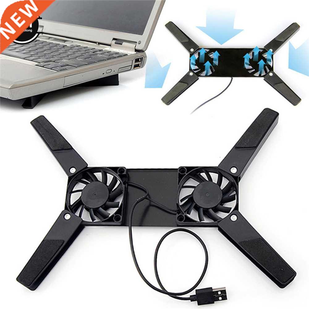 New Rotatable USB Fan Cooling Pad 2 Fans Cooler Notebook Coo