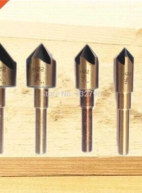 5pcs Industrial Countersink Drill Bit Set Hss 5 Flute 82 Deg