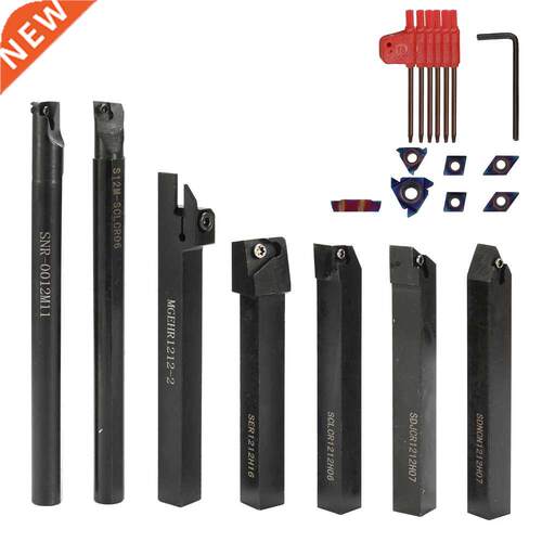12mm Shank 7PCS With Blue Carbide Insert Wrench  Set Meta