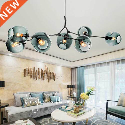 E27 Modern Glass Pendant Light Nordic Dining Room Kitchen Li