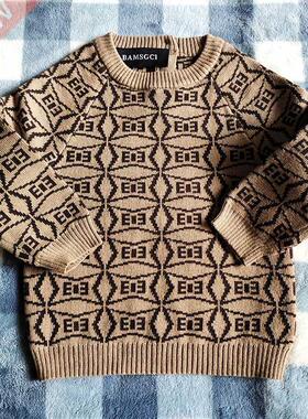 New winter fashion Style letter kids baby clothes boy girl p