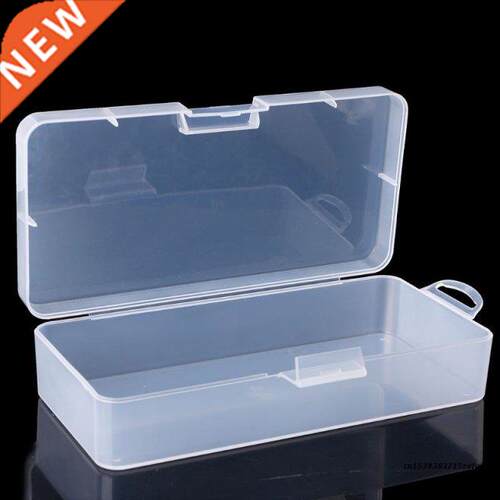 Rectangular Plastic Clear Storage Box Jewelry Parts Containe