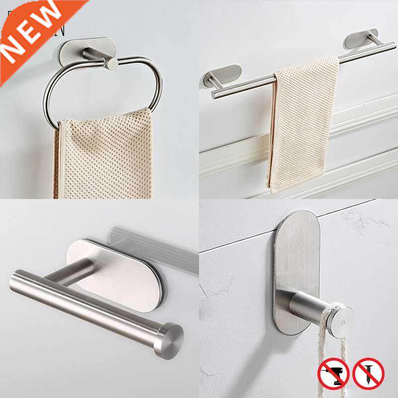 ellen bathroom hardware set brushed gold robe hook towel bar