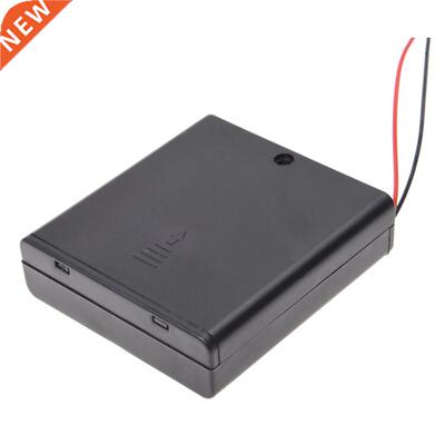 5 Pcs 2 Wire ON/OFF Switch Cases Holders for 4x1.5V AA Batt