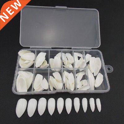 100pcs Nails Art Tips Flat Shape Full Cover Manicure Fake