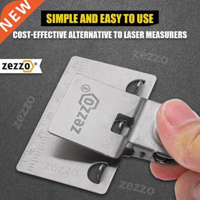 Zezzo® Measuring Tape Clip Stainless Steel Woodworking C